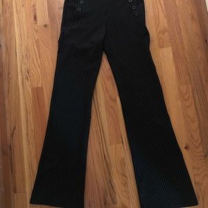 Beta brand Black Pinstripe pants